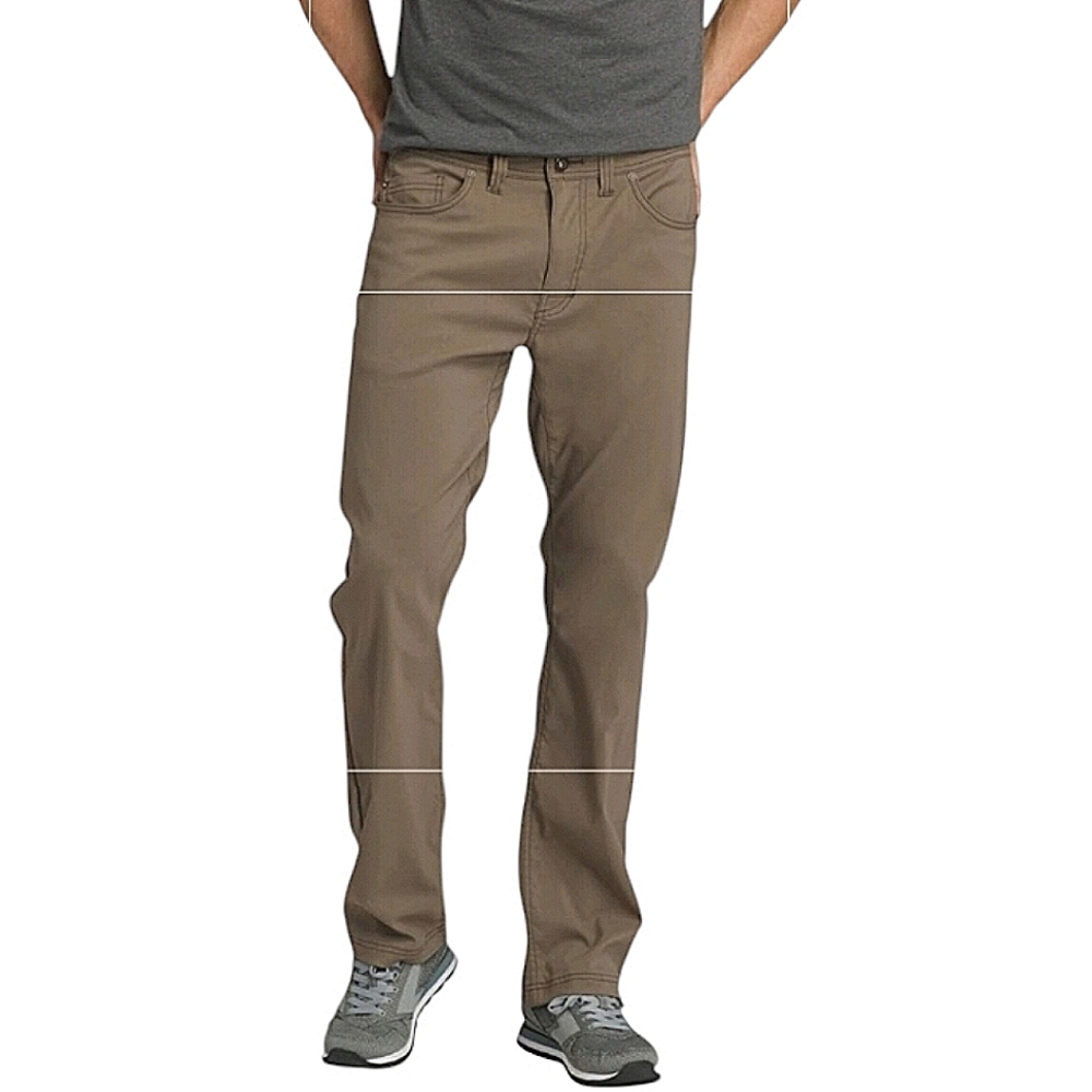 Prana Mens Brion Mud Stretch Gorpcore Trousers